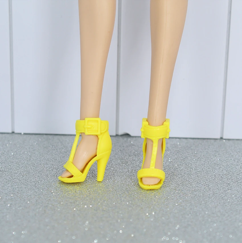 1/6 Female Doll Shoes Boots Sandals Girl DIY Dressing Parts Doll Decors For FR Super Model 1/6 Dolls Colorful Doll Shoes Boots