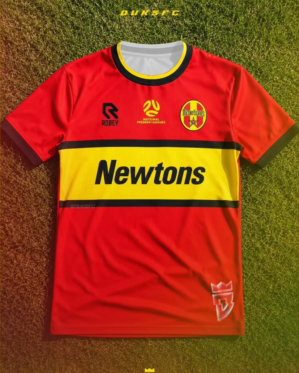 Black Yellow Red Vertical Striped MetroStars Soccer Jersey Short Sleeve Breathable Fan Shirt Training Sportswear Family Matching