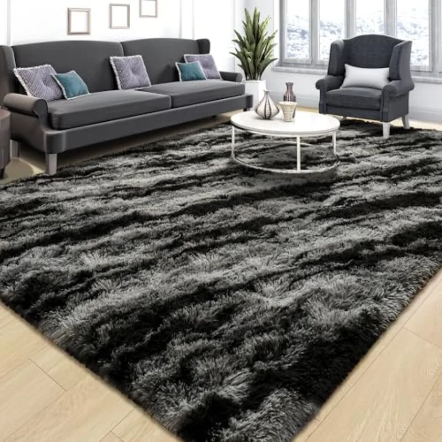 

Soft Fluffy Rugs for Living Room 5x8 Shaggy Area Rug for Bedroom Modern Shag Rug Fuzzy Carpets for Plush Indoor Nursery Home De