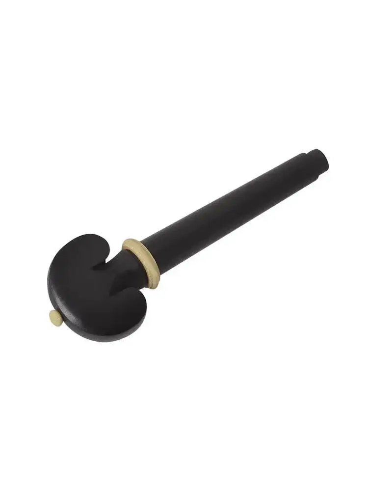 4/4 Violin Parts Set of String Tuning Peg/Tailpiece/Chin Rest/Tail Nail Ebony High Quality Fiddle Musical Instrument Accessory