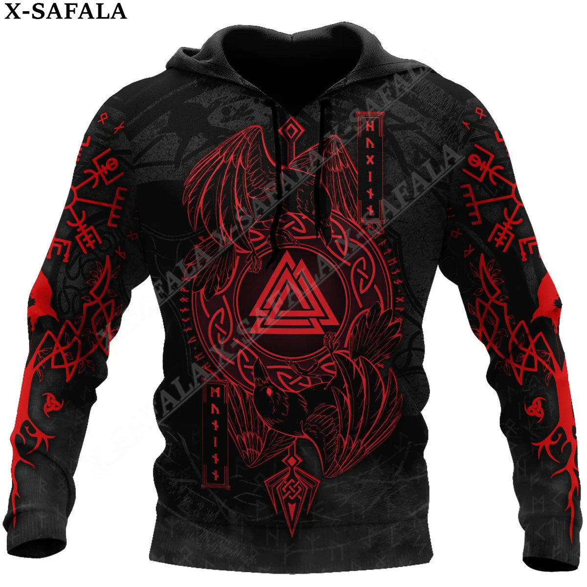 Hot Tattoo Symbol Fenri Wolf 3D Print Zipper Hoodie Man Female Pullover Sweatshirt Hooded Jacket Jersey Tracksuits-6