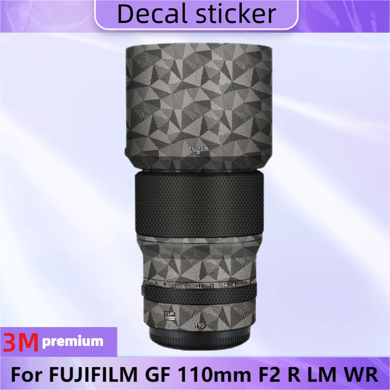 For FUJIFILM GF 110mm F2 R LM WR Lens Sticker Protective Skin Decal Vinyl Wrap Film Anti-Scratch Protector Coat GF110 F\2