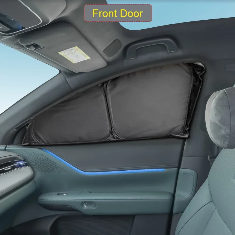 

Car Black Anti-UV Heat Insulation Window Privacy Sunshade For XPENG G6 2024-Present Auto Protect Cover Interior Accessory