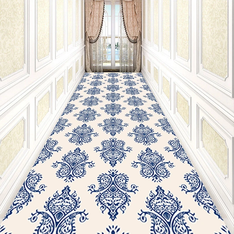 

Reese Lobby Carpet Living Room Bedroom Porch Rugs Fine Azulejos Portugal Pattern Hallway Corridor Aisle Hall Entrance Customable