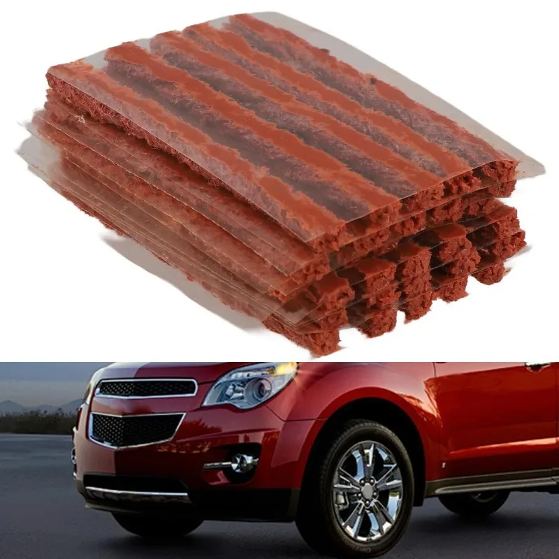 60 قطعة شريط مطاطي الإطارات إصلاح المكونات لايحتاج ختم التصحيح للإطارات موتو إطارات دون أنابيب الإطارات ثقب إصلاح أداة الملحقات