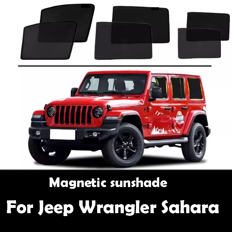 

Car Window SunShade Shield Front Windshield Rear Window for Jeep Wrangler Sahara 2011-2018
