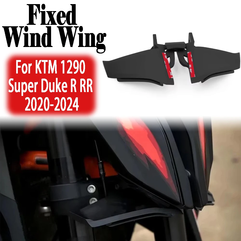 

For KTM 1290 Super Duke R RR 2020-2024 2023 2022 2021 Motorcycle Downforce Naked Frontal Spoilers Aerodynamic Wing Front Spoiler