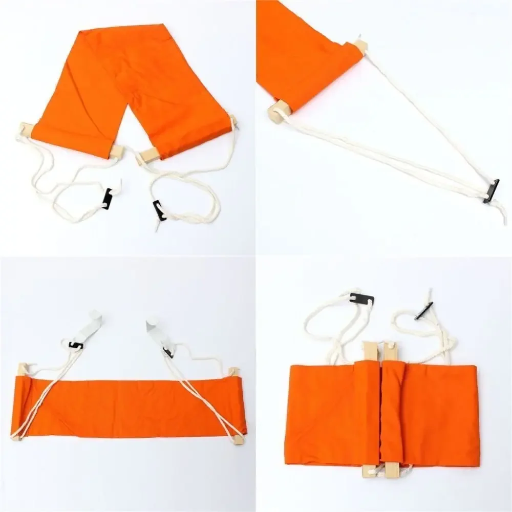 Orange telescopic foot pads and hammock foot rests on the hammock for office seat cushion outdoor cushions