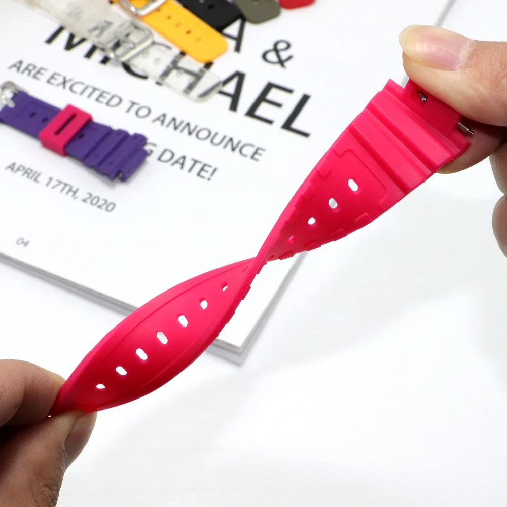 حافظة حزام ساعة سيليكون ، مناسبة لملحقات GA2100 المعدلة لمزرعة البلوط للرجال والنساء