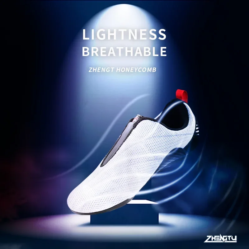 Breathable Taekwondo Shoes Soft Kickboxing Training Sneakers Taichi Karate Martial Arts Wrestling Adults  Sports Shoe