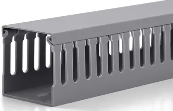 2x50cmサーバーラックケーブル管理、100cmケーブルダクトケーブル、ネットワークケーブル管理用の安全なPVC