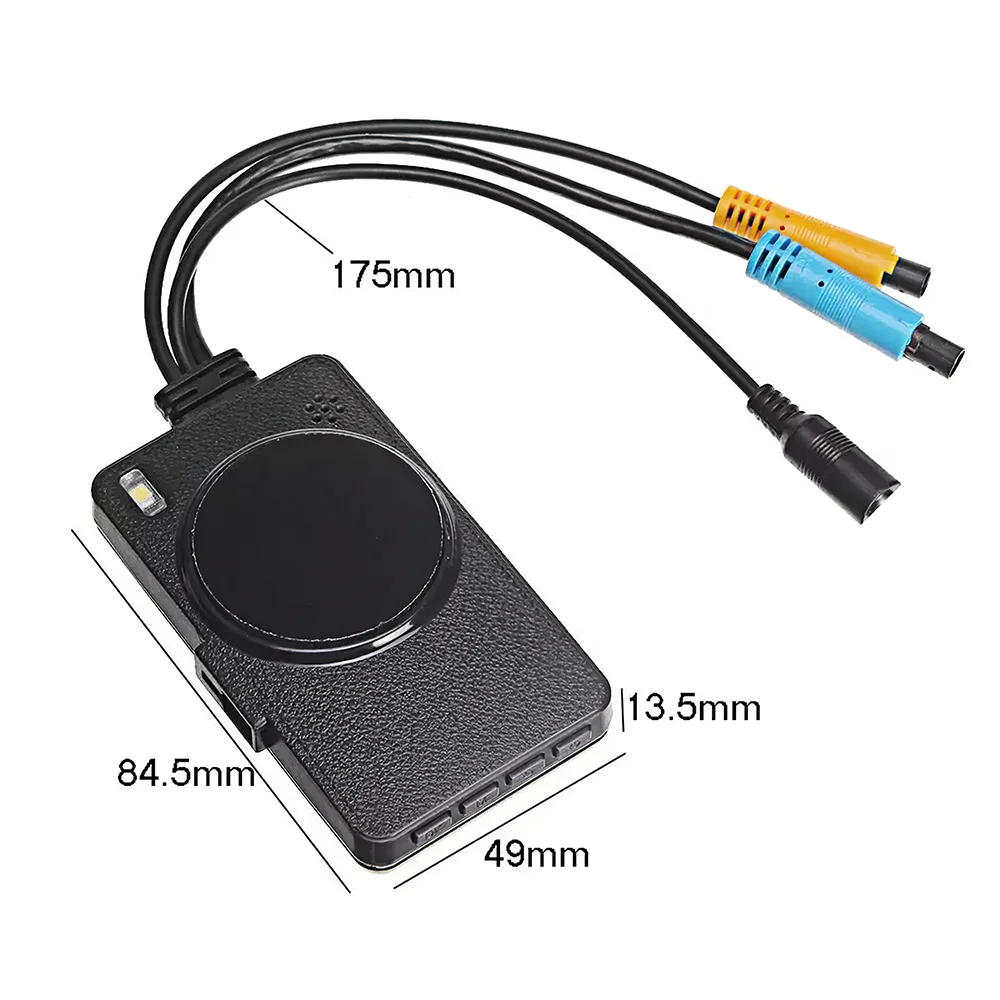 دراجة نارية 1080P DVR داش كام المزدوج فيديو الجبهة الخلفية مع 3 ''شاشة عالية الوضوح حلقة تسجيل دراجة دورة مسجل قيادة