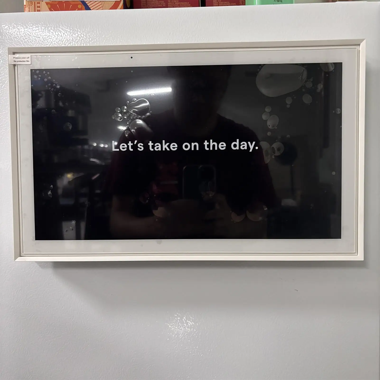 달력 냉장고 마그네틱 마운트 전자 달력 냉장고 용 마그네틱 홀더 안정적인 홈 액세서리 용품 펀칭 없음