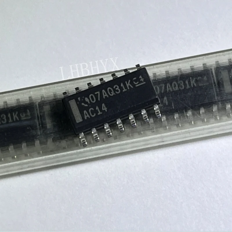 Inversor hexagonal AC14 74AC14 SN74AC14DR con entrada de disparador Schmitt SOIC-14 nuevo Original 5 uds