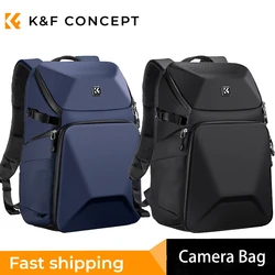 K&F Concept Camera Backpack 20L Waterproof Camera Bag Front HardShell / 15.6