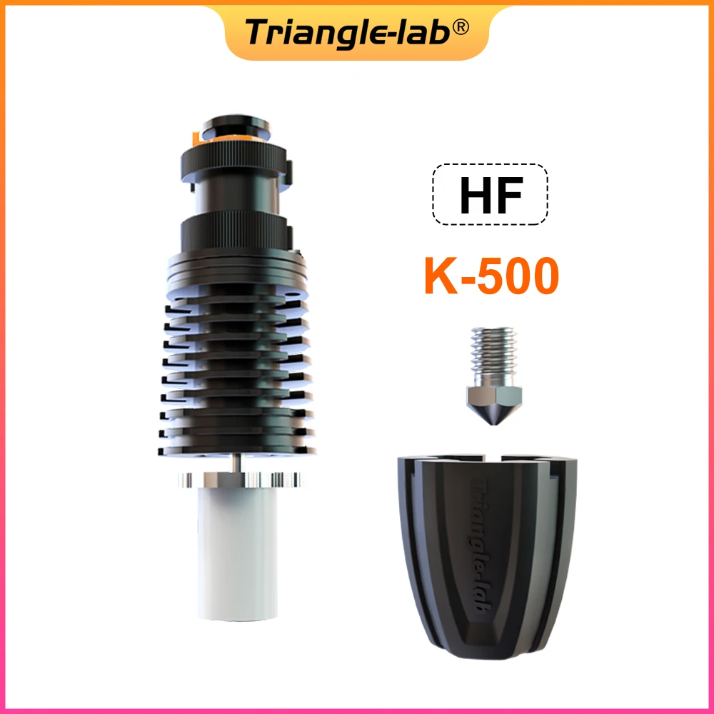 C Trianglelab Rapido hotend K500 Printing flow up to 75mm³/s 115W high temperature 350C for DDB extruder Ender3 V2 CR10 V3