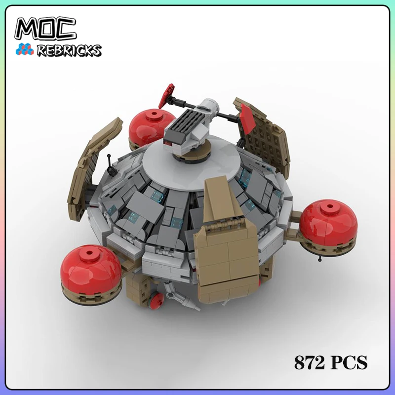 Space Series MOC Earth Science Spacecraft Building Block Bricks Assemble Model DIY Toys Children Christmas Gifts 872PCS