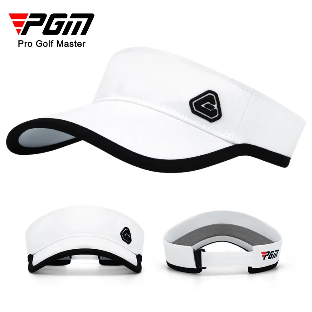 PGM Golf Hat for Men's and Women's No Top Hat Sun Visor Sweat-absorbing Lining Adjustable Size MZ027