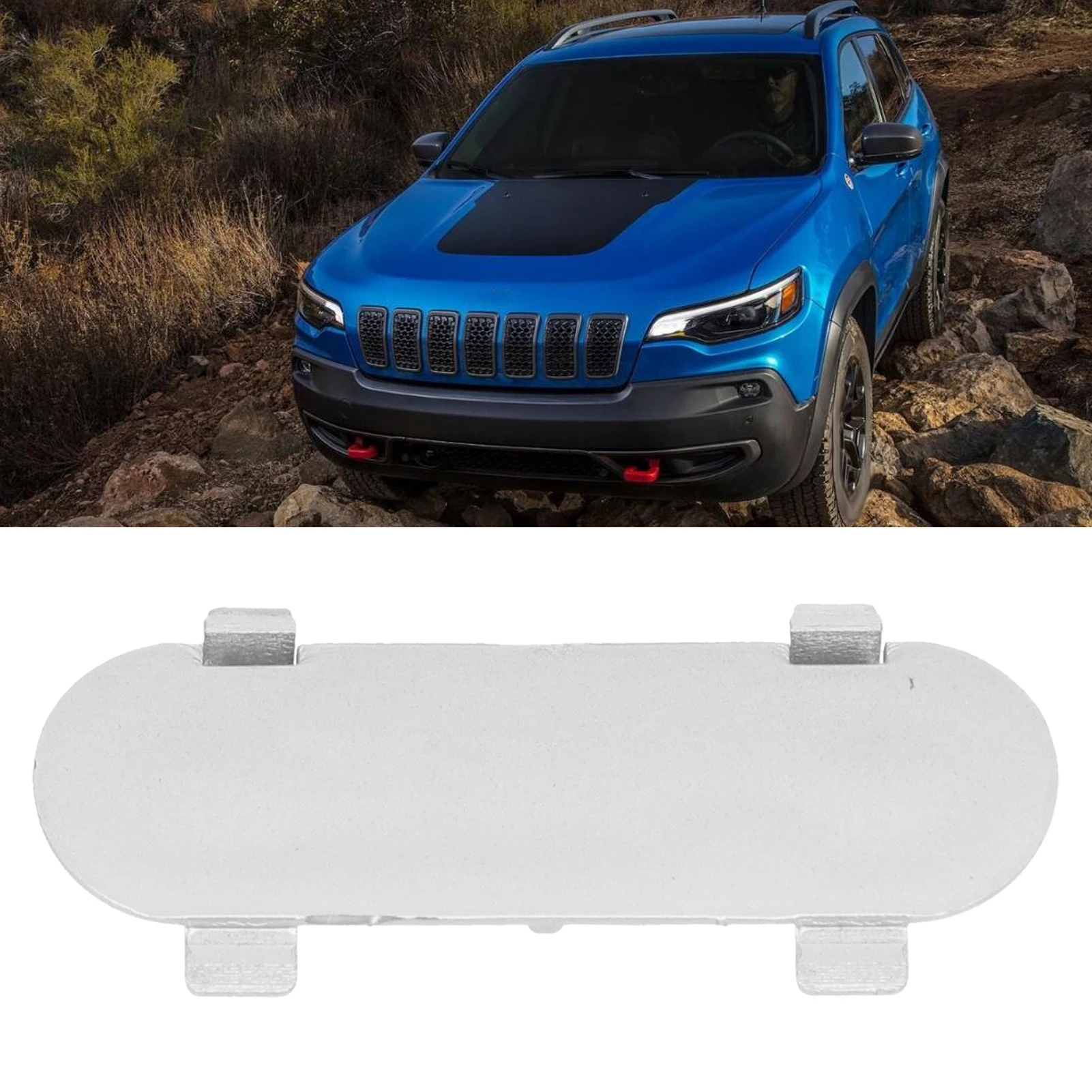 Roof Luggage Rack Side Rail Cover 68141170AC Replacement For Jeep Cherokee 2014-2019