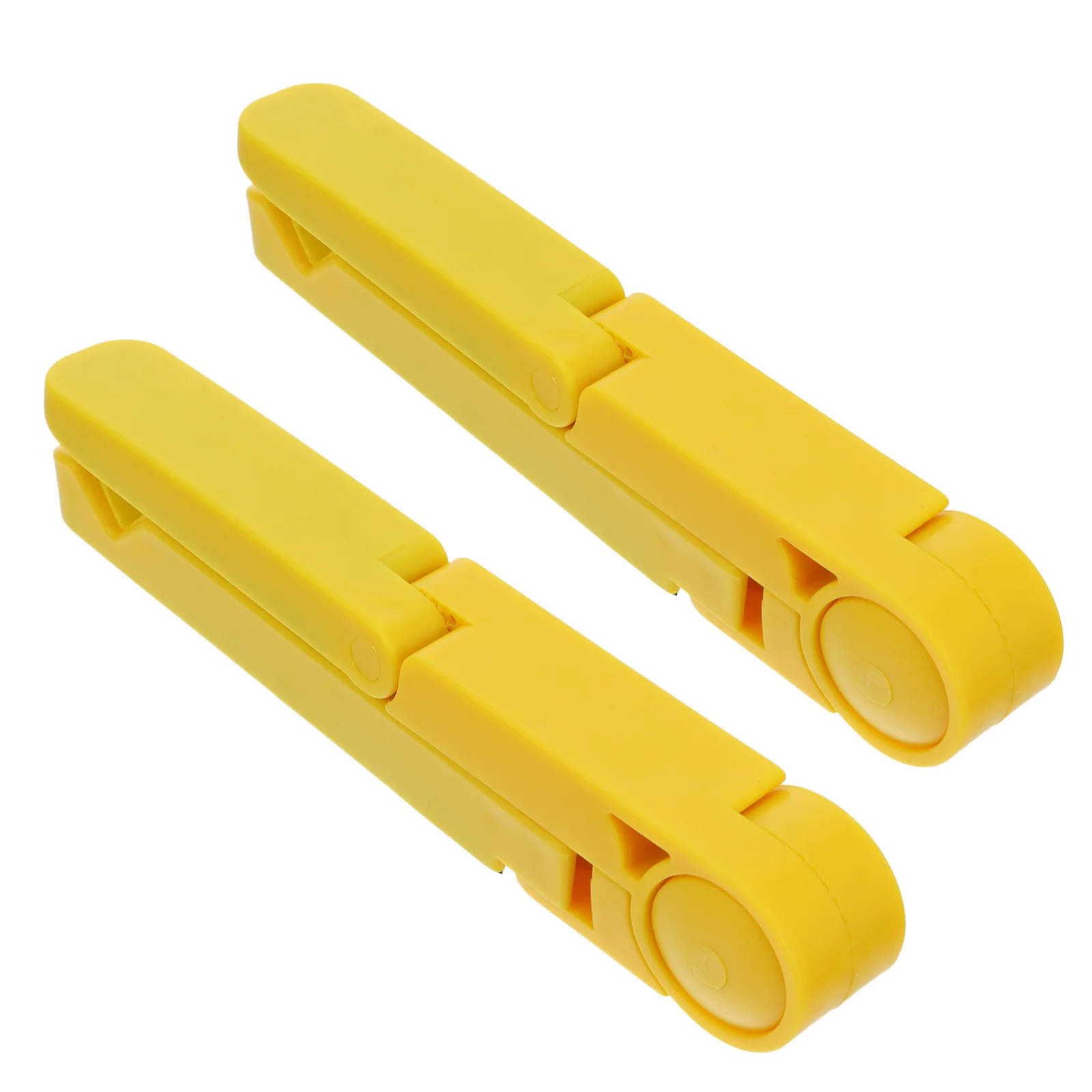 Simple Mobile Phone Holder Tablet Stand Triangular Folding Bracket for Desk Yellow Abs