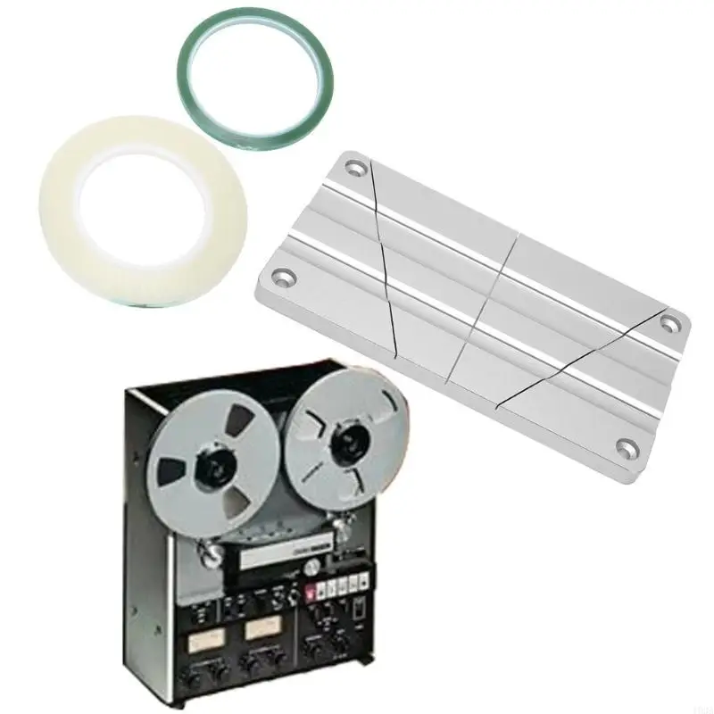 Professional Tape Splicing Set Reel to Reel Tape Splicing Block for Open Reel 193A