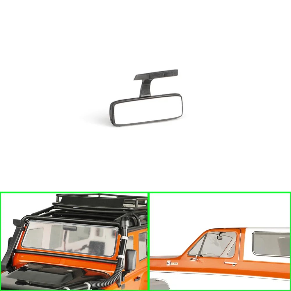 Simulated Cockpit Interior Rearview Mirror for 1/10 1/8 RC Crawler Car Traxxas TRX4 Defender Bronco AXIAL SCX10 RC4WD D90 Parts
