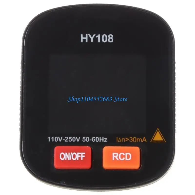 

Y6GD Socket Tester Test Outlet Tester Receptacle Detector Color Display