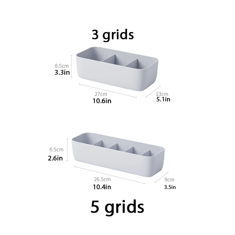 Plastic Drawer Organizer for Socks and Underwear with Compartments