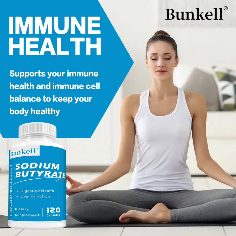 

Sodium Butyrate, 120 Non-GMO Capsules, Keto, Vegan and Vegetarian Friendly, for Gut, Liver and Overall Health