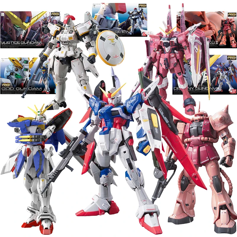 

Bandai RG Tallgeese Фигурка GOD Mobile Suit Zaku Gundam Amine Фигурка JUSTICE Gundam Model Kit Игрушка для мальчика Все серии