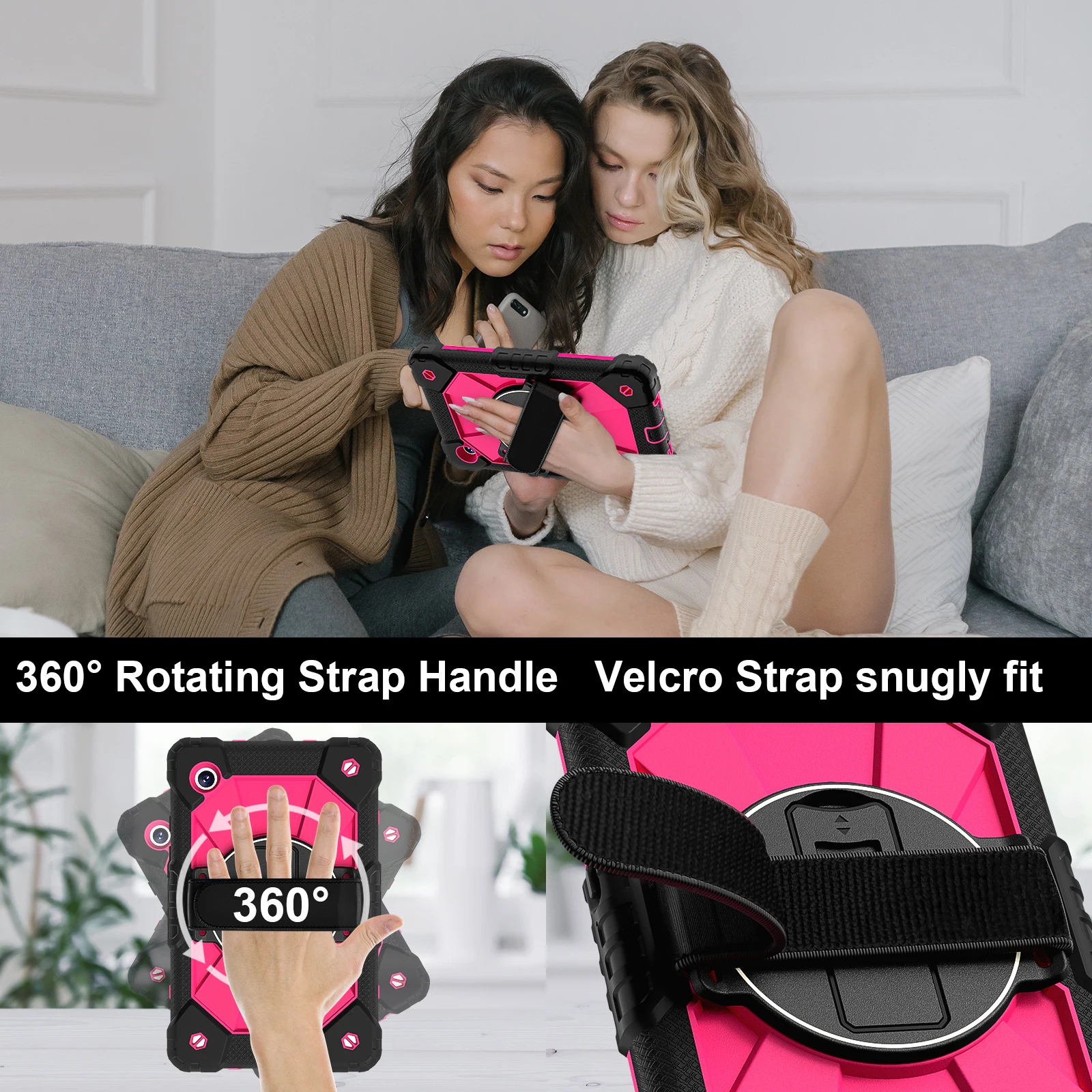 360 Rotating Case Universal For Samsung Tab A11 2025 A9 2023 8.7\