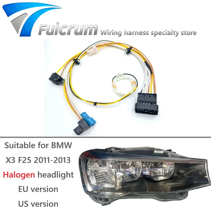 suitable-for-bmw-x3-f25-2011-2013-halogen-headlight-wiring-harness-plug-wire-group-internal-eu-version-or-us-version