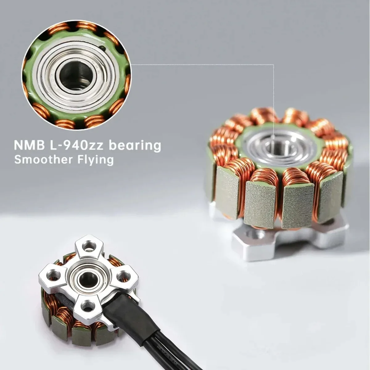 محرك DYS SUNFUN V2 2207 1850KV 2750KV بدون فرشاة لطائرة سباق بدون طيار QAV FPV كوادكوبتر