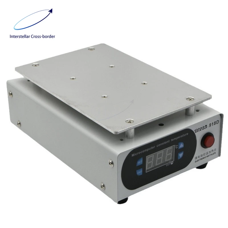 

Платформа для ремонта мобильных телефонов 918: Нагревательная пластина-сепаратор для экранов с регулировкой температуры, 220В, вилка EU/US, инструмент для ремонта ЖК-экранов