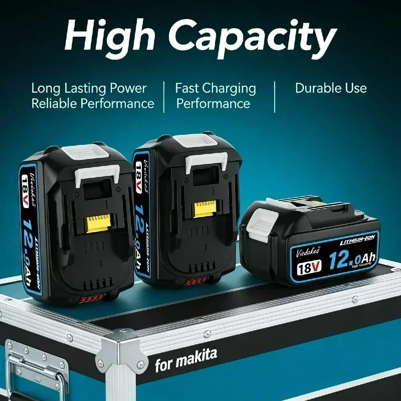 18V 12000mAh Rechargeable Battery for Makita