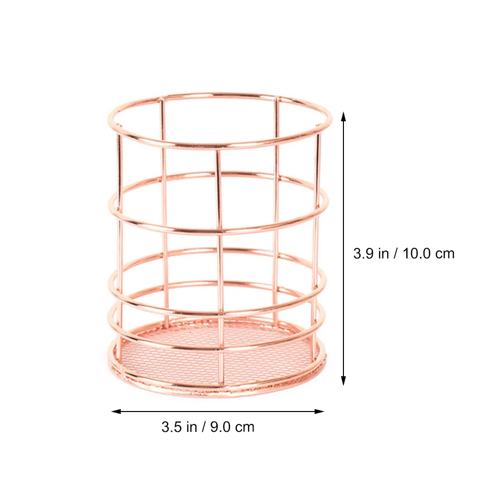 

2pcs Metal Baskets for Storage Pen Holder Lightweight Desk ganizer Wire Container Metal Pen Container
