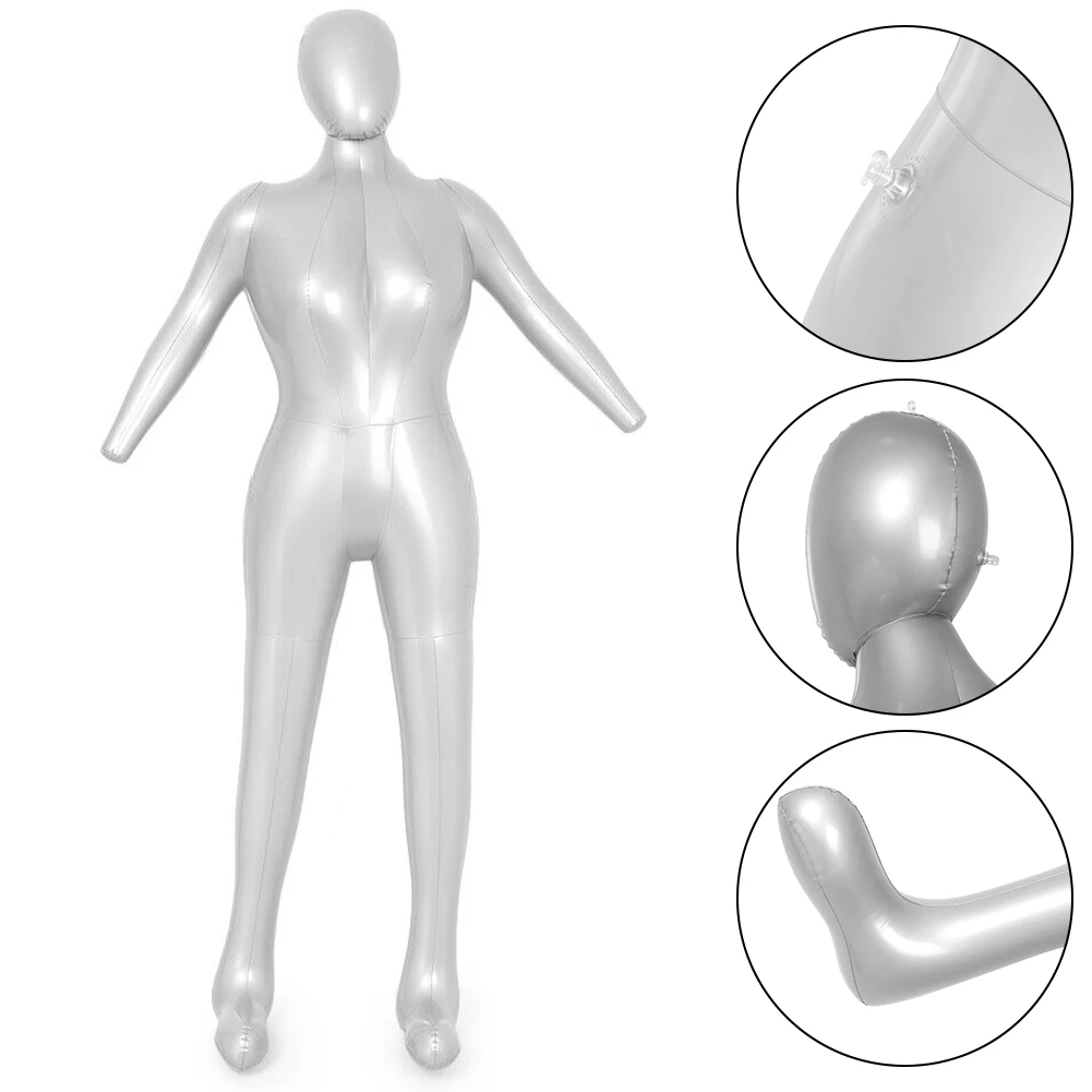 Female Inflatable Mannequin Dummy Torso Display Model Affordable and Flexible Suitable for Pants and Swimsuits Showcase