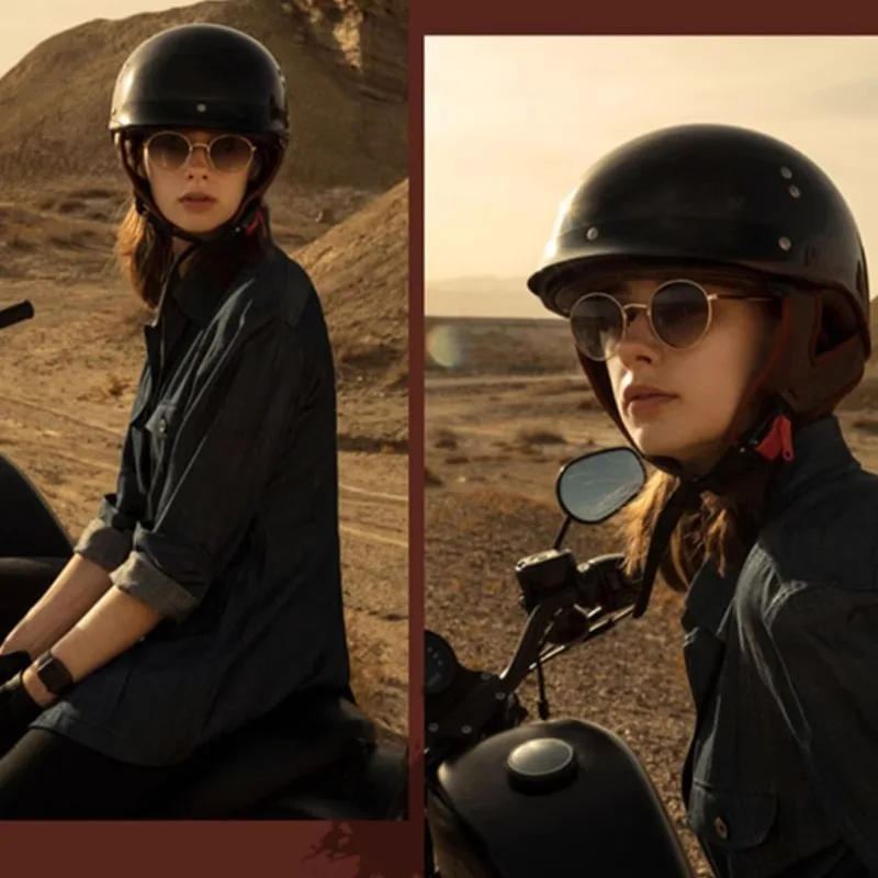 خوذة ركوب الدراجات النارية الجديدة بشهادة نصف مغطاة ومضادة للتأثير خوذة ركوب الدراجات للرجال والنساء خوذة تزلج آمنة #4