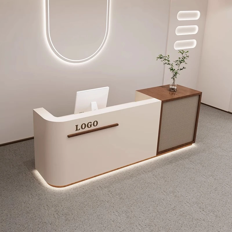 

Modern Luxury Reception Desks Industrial Hotel Unique Design Reception Desks Restaurant Organizers Mostrador Trendy Furniture