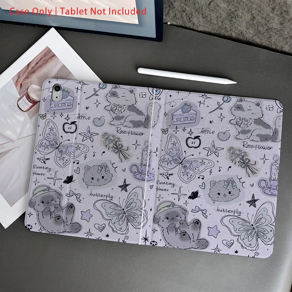 

Case for Samsung pad,Foldable Tablet Case Compatible with Samsung For Galaxy Tab S7/S8/S9