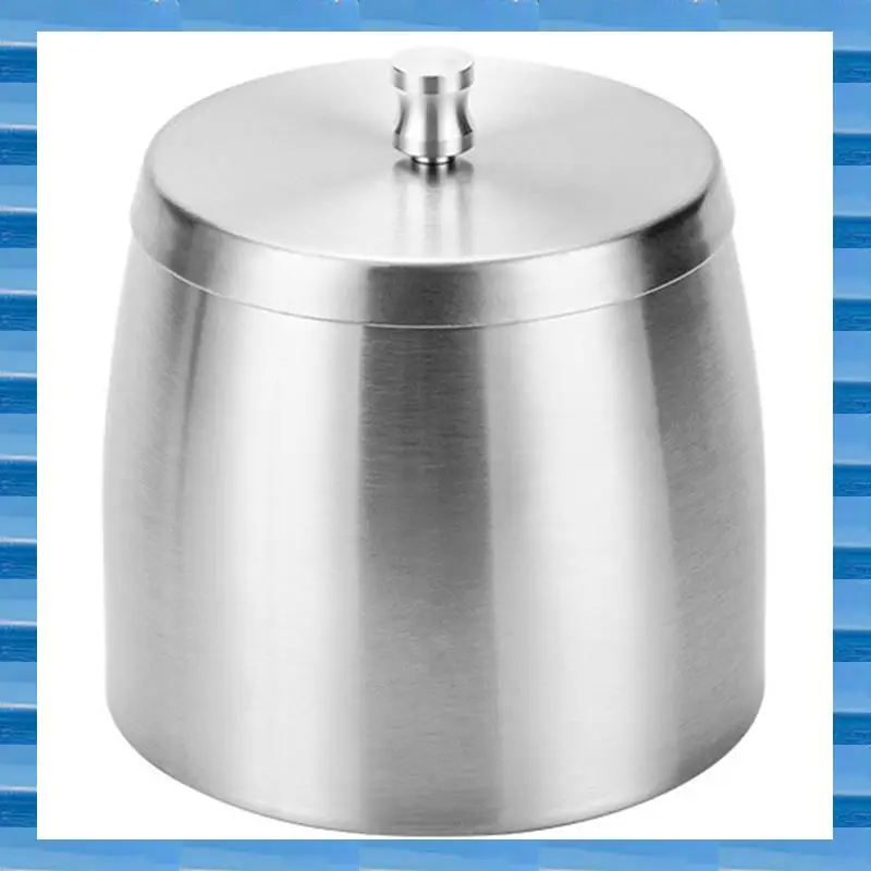 

AT53 Попельница, Большая уличная пепельница с крышкой, Пепельница для наружного патио, Ветрозащитная бездымная пепельница из нержавеющей стали