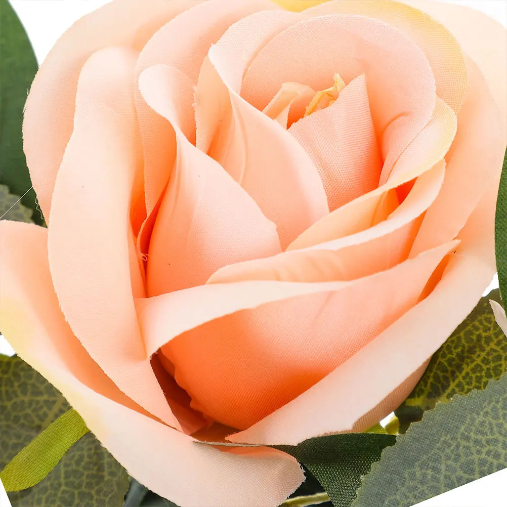 

2Pcs Artificial Rose Wreath Lightweight Portable for Home Wall Door Table Decor Artificial Rose Ring