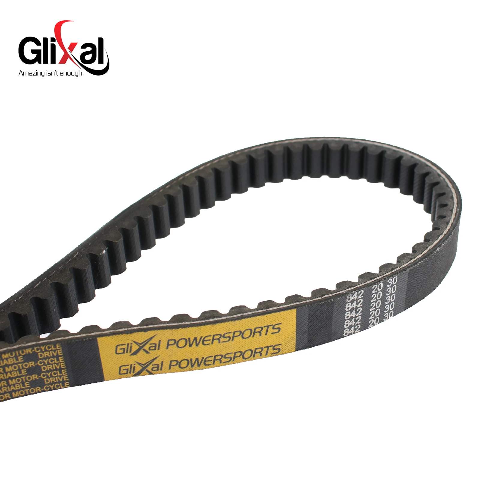 Glixal GY6 125cc 150cc 842-20-30 CVT Drive Belt for Chinese Scooter Moped ATV Go-kart 152QMI 157QMJ Engine 842 20 30