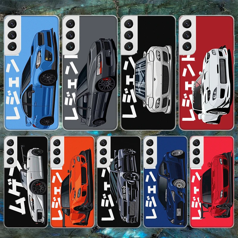 JDM Tokyo Drift Sports Car Soft Phone Case For Samsung Galaxy M12 M21 M30S M31 M32 Note 20 Ultra 10 Lite 9 8 J4 J6 Plus + M51 M5