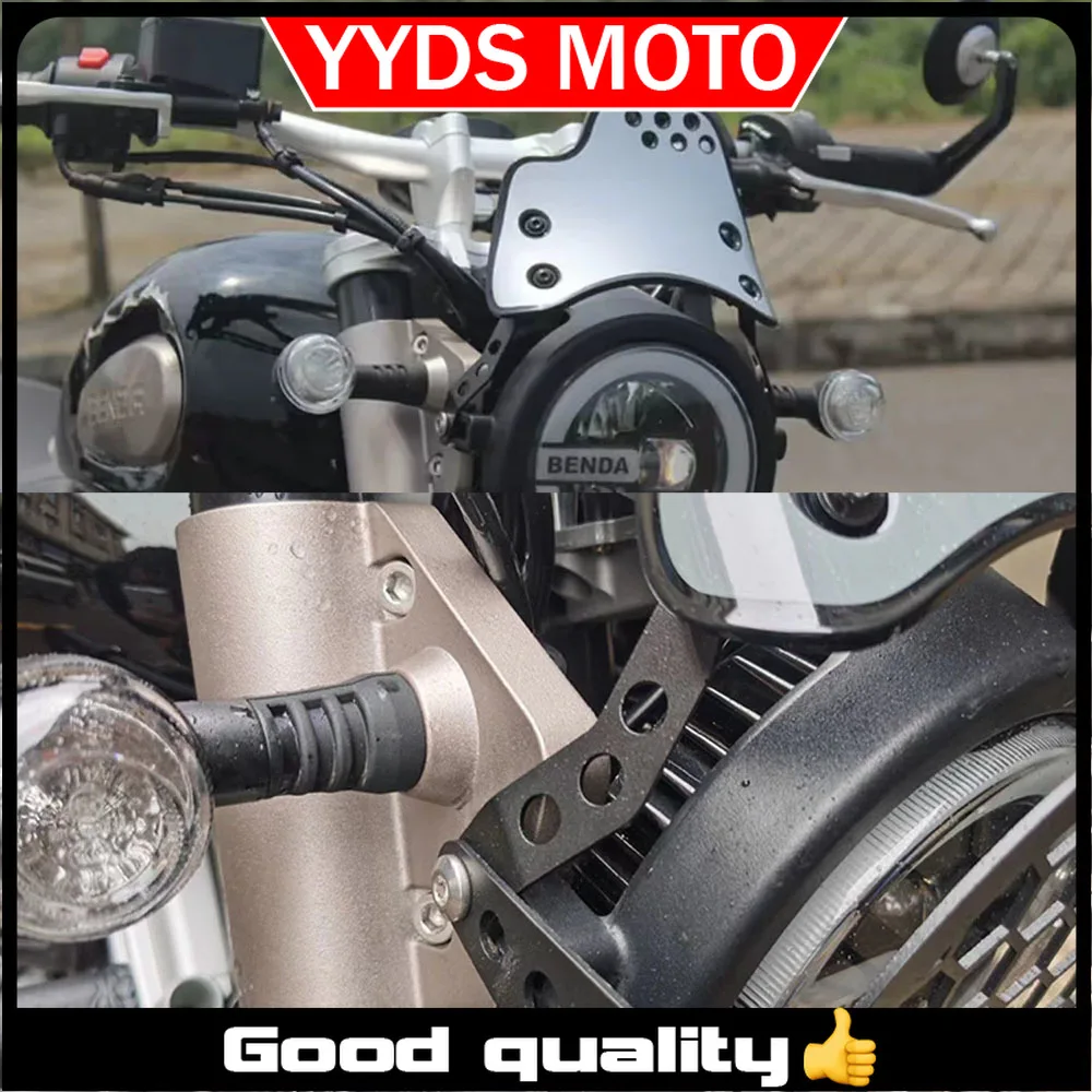 

【Good quality】New Motorcycle Accessories Fit KEEWAY V302C Retro Style Windshield Apply For KEEWAY V302C V302 C V 302