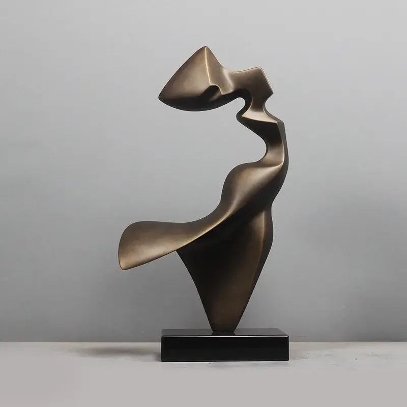 Sculpture ornaments, abstract artwork, home accessories, hotel entrance placement, model room, living room light luxury