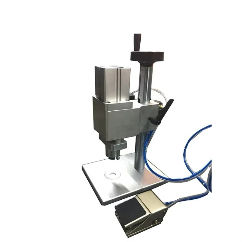 

Pneumatic semi-automatic ampere bottle edge press/vial edge press