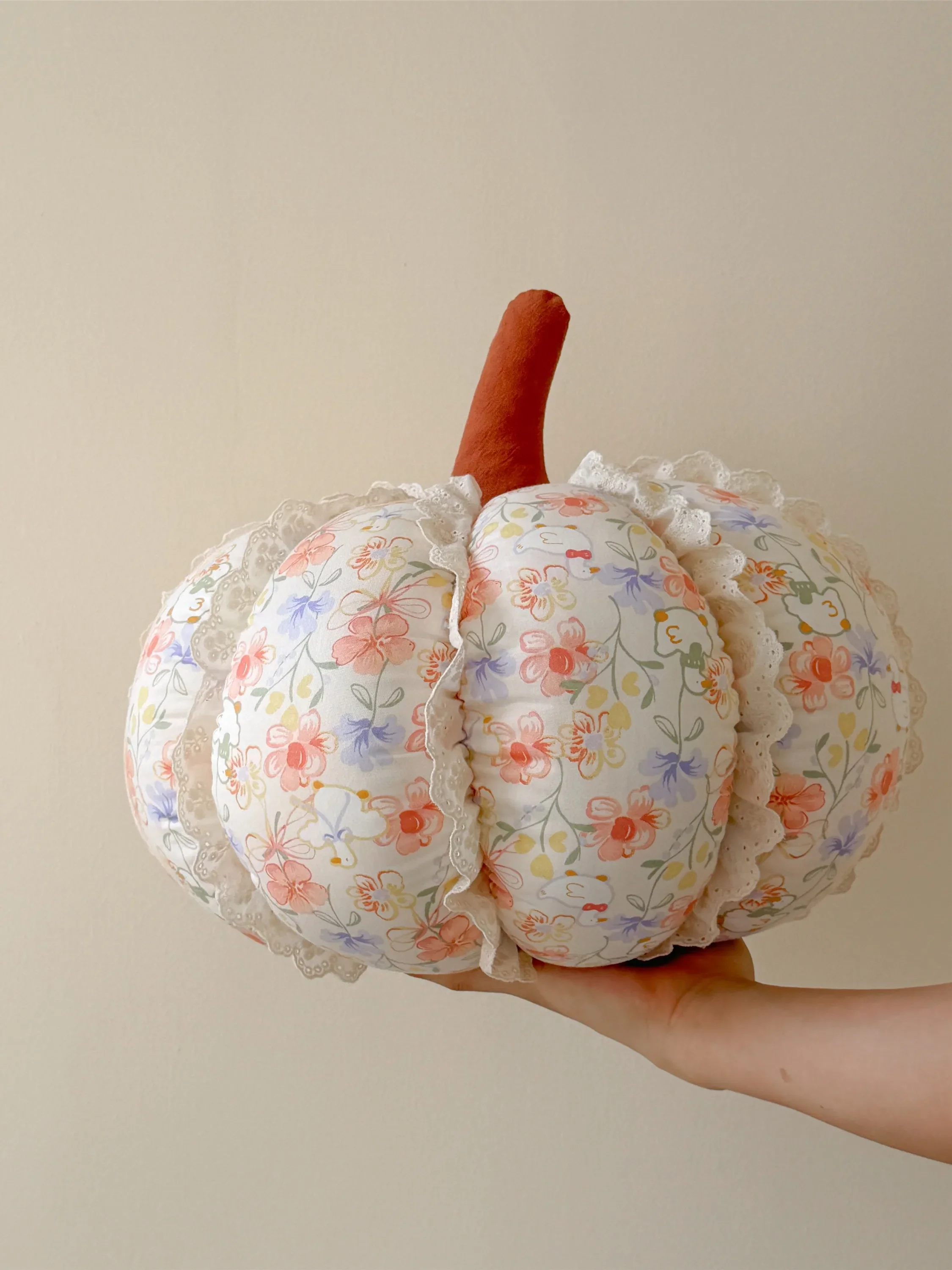 Lace Pumpkin Pillow Cotton Linen Shape Decoration Pillow Cushion Bedroom Bay Window Sofa Pillow Photography Props