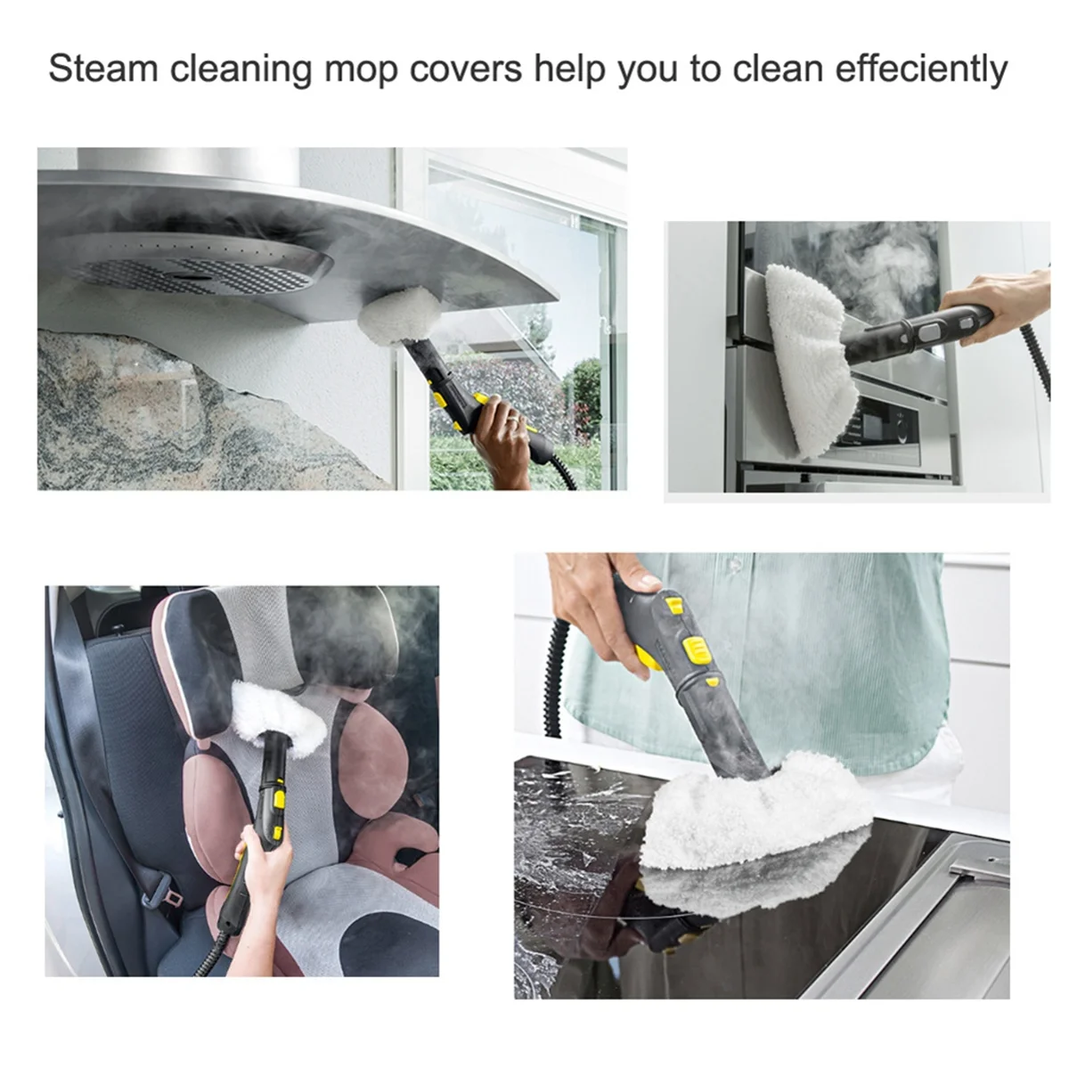 Y31A Suitable for Steam Cleaners SC1, SC2, SC3, SC4, SC5 Accessories Includes Nozzle, Brush and Cloth