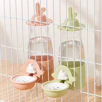 Leakproof Pet Water Dispenser 600ml Hanging Design Automatic Water Feeder Anti-Splash No Spill Drinking Fountain Cage Mount